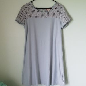 NWT Tee Dress- Eyelet Trim- XL